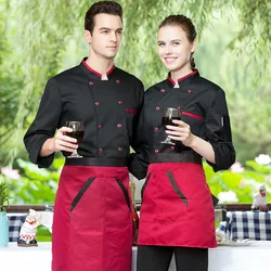 Waiter Fall Winter Uniform Long Sleeve Hotel Restaurant Canteen Dining Kitchen Rear Chef Lwc6001