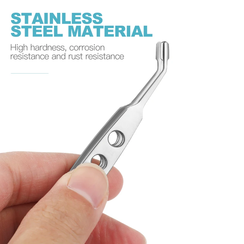 Meibomian Gland Expressor Forceps Makeup Beauty Health Eyelid Tweezers Stainless Steel Meibomian Gland Expression Tool Tweezers
