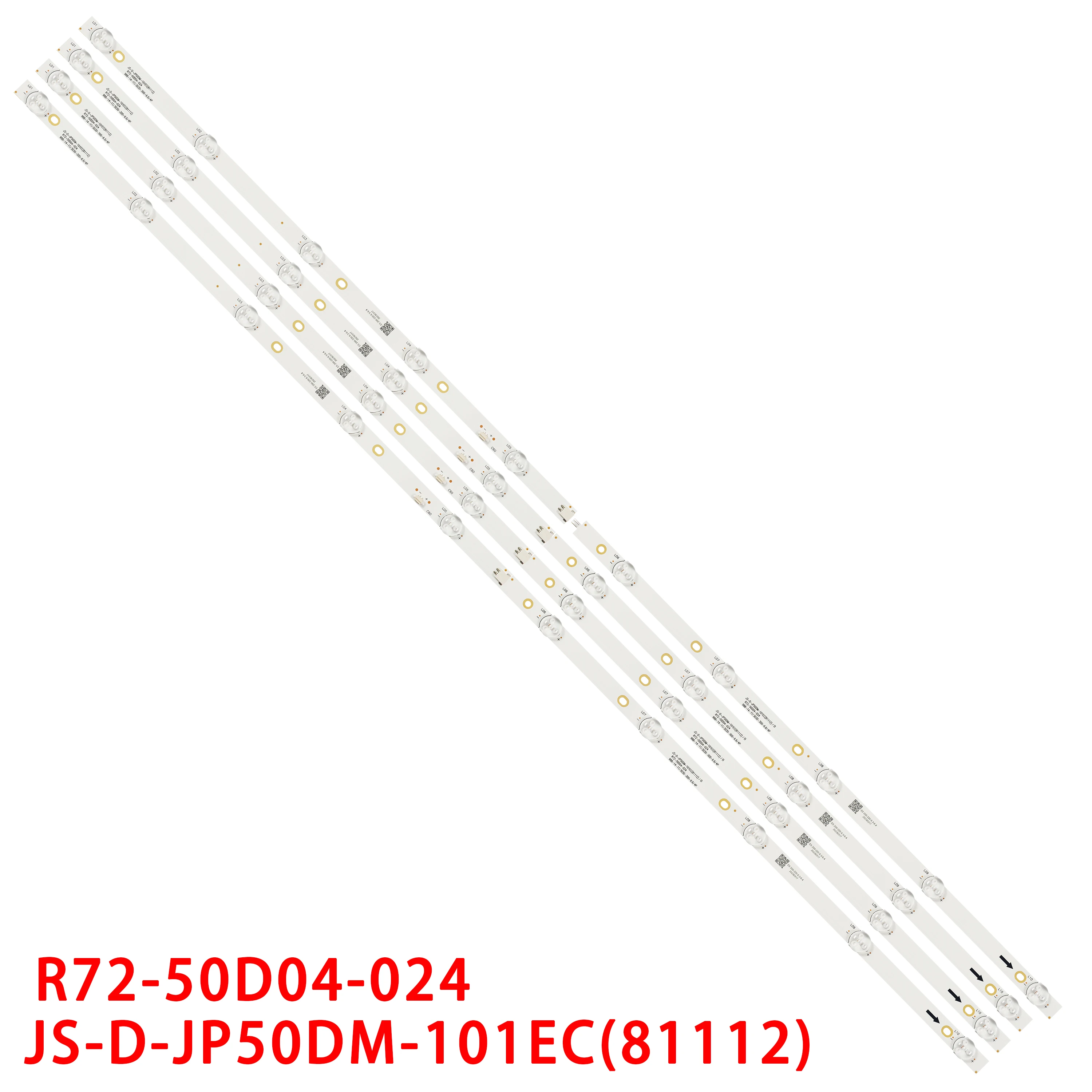 

988mm 6V LED strip For JS-D-JP50DM-101EC(81112) R72-50D04-024 988-14-1T/3030-300-6.6/4P E125436JF-AL 50LEM-1058/FT2C MS-L2608