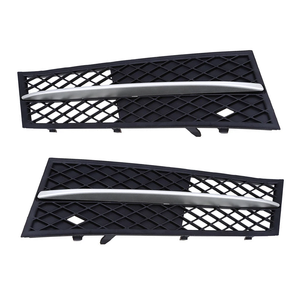 2Pcs Car Accessories For BMW F10 F18 2011-2013 Front Fog Light Cover Grill Lower Net Auto Spare Parts 51117200699 51117200700