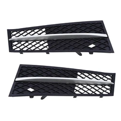 2Pcs Car Accessories For BMW F10 F18 2011-2013 Front Fog Light Cover Grill Lower Net Auto Spare Parts 51117200699 51117200700