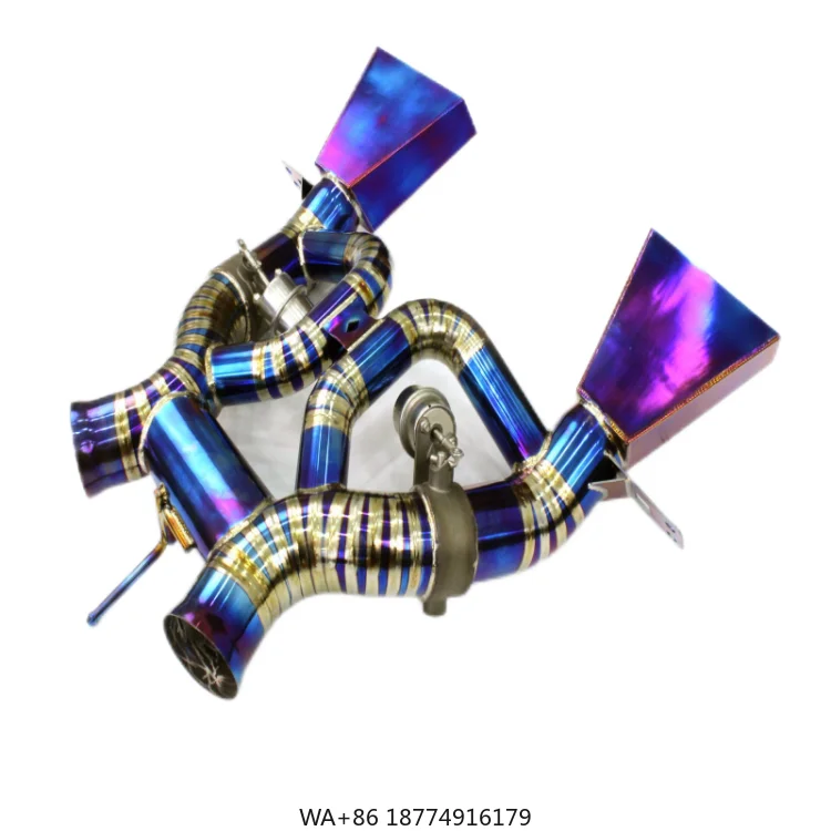 

Cheap Wholesale Exhaust Catback Downpipe for 650S 625C MP4 Exhaust System Titanium Alloy High Quality