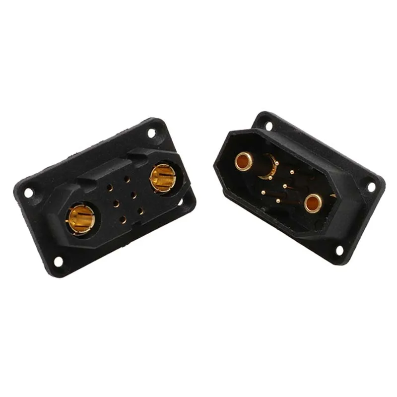 2Pairs DIY JX6 Servo Connector High Current 6+2 Pin Gold Plated Male Female Plug for VTOL Model Turbojet Airplane Drone Car Boat