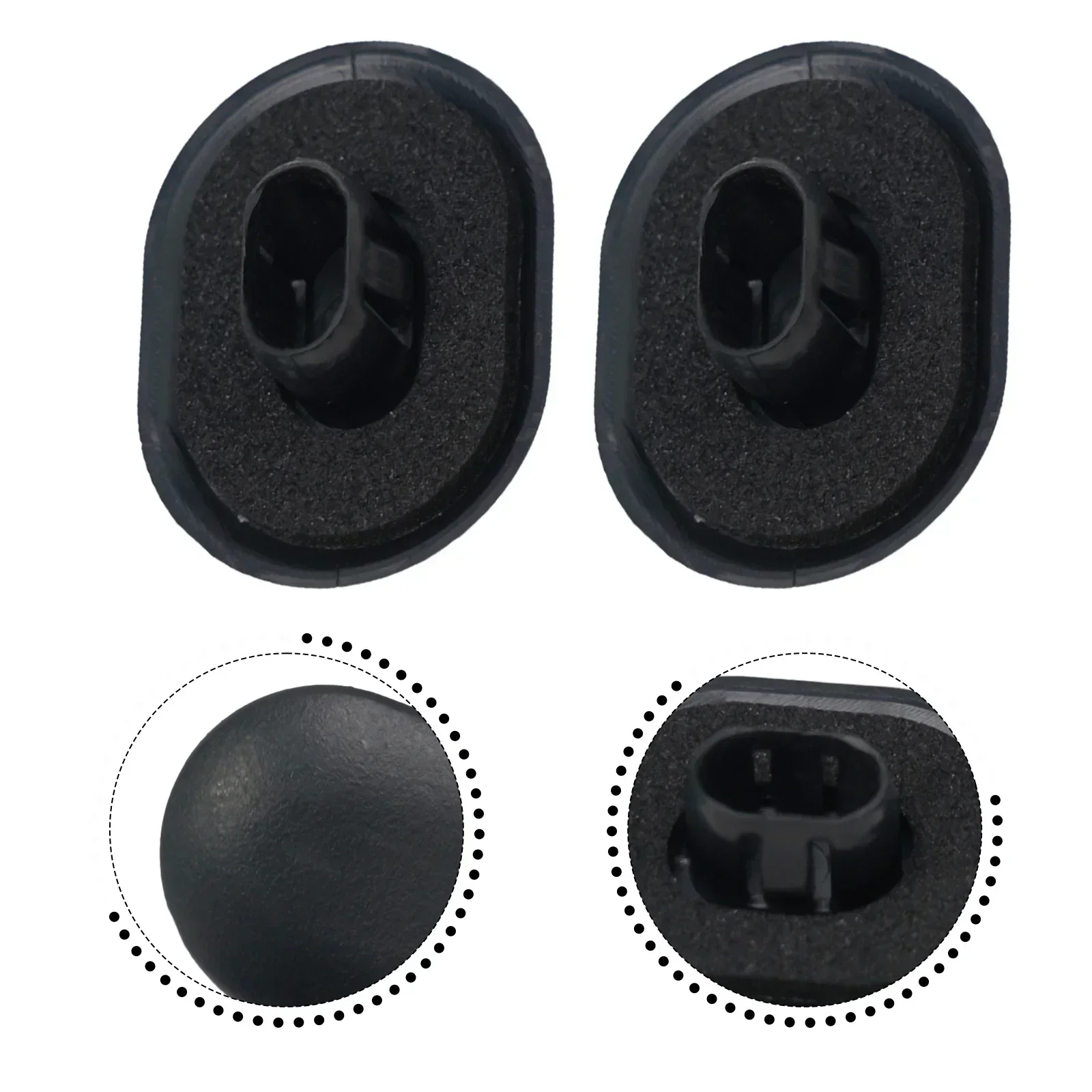 CAP Washer Plastic Practical REAR ROOF RACK GROMMET PLUG Rack Hole Grommets Roof Trim 2 Pieces Accessories Hot