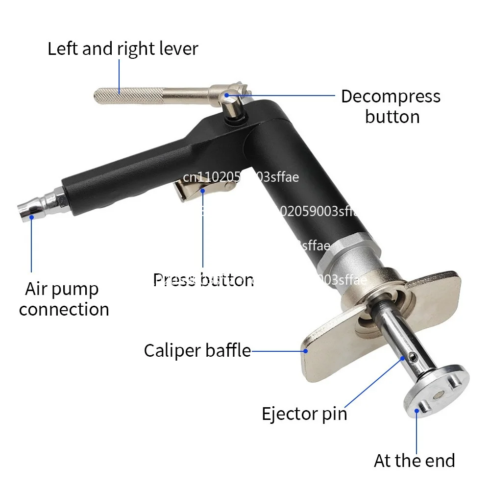 Pneumatic Brake Sub-pump Piston Return Adjustment Rust-proof Ratchet Replacement Brake Pad Disassembly and Assembly Reset Tool