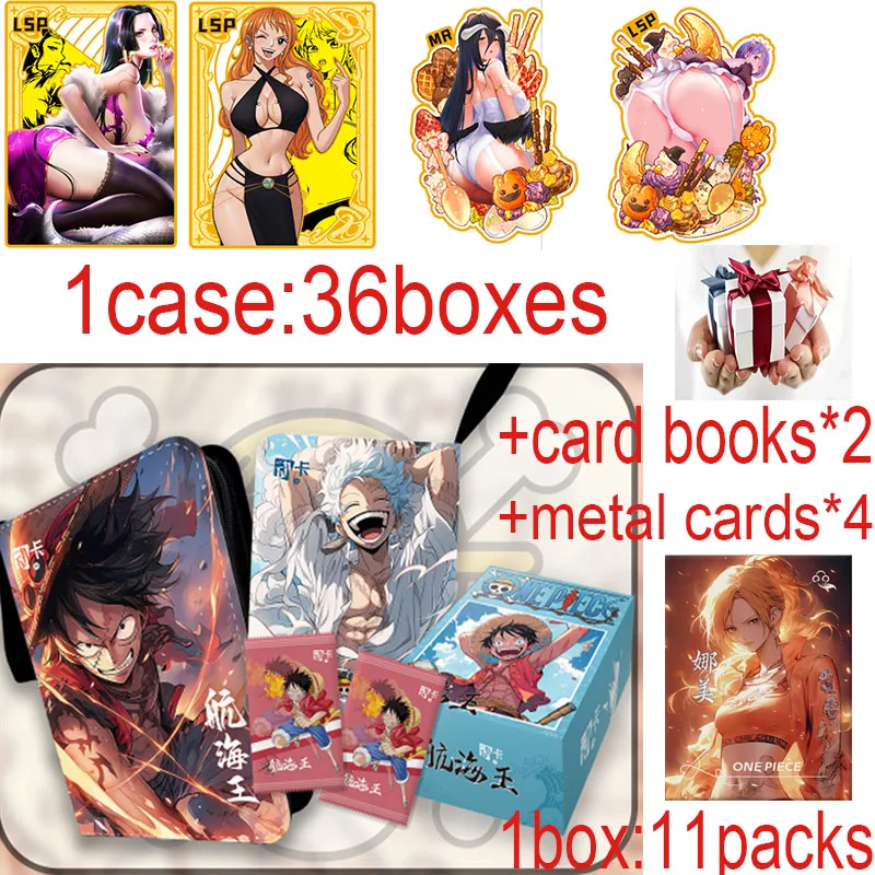 

【Animation Card】One Piece Cards CCG TCG ACG Luffy Robin Boa Booster Box CCG TCG Hobby Gift