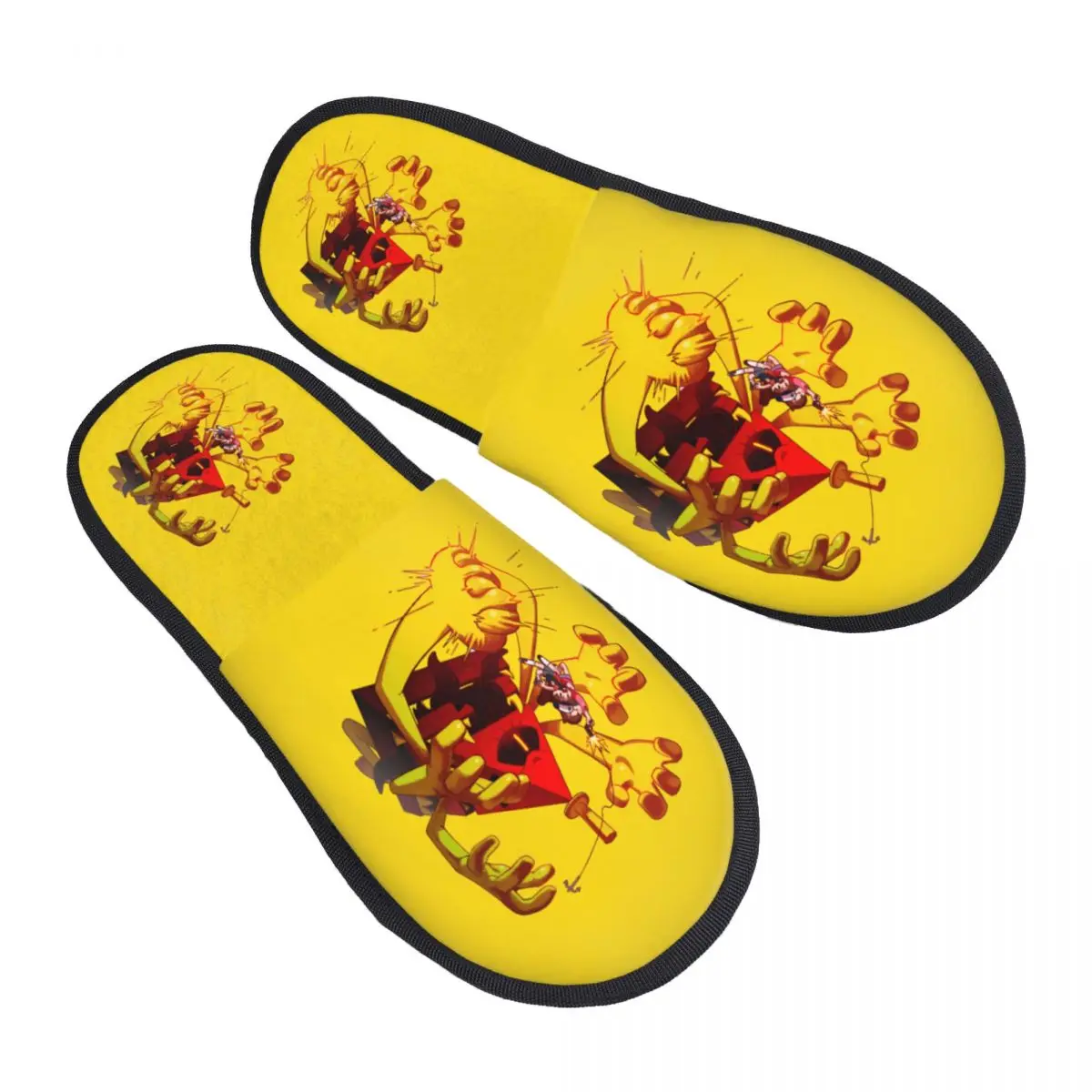 

Домашние тапочки Gravity Falls на заказ, женские мягкие тапочки из пены с эффектом памяти, Fantasy Adventure, туфли без шнуровки для отеля