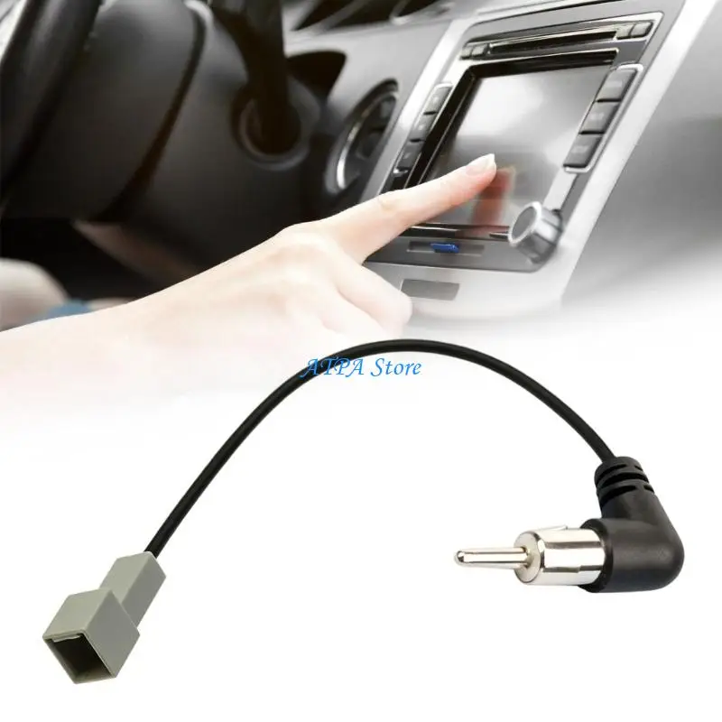 U13C Universal Vehicle Antenna Adapter Strong ABS Construction Wear Resistant Auto Antenna Tool Setups Suitable for Car