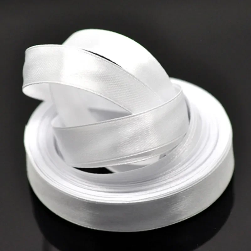 Wholesale White Satin Ribbon 1/2