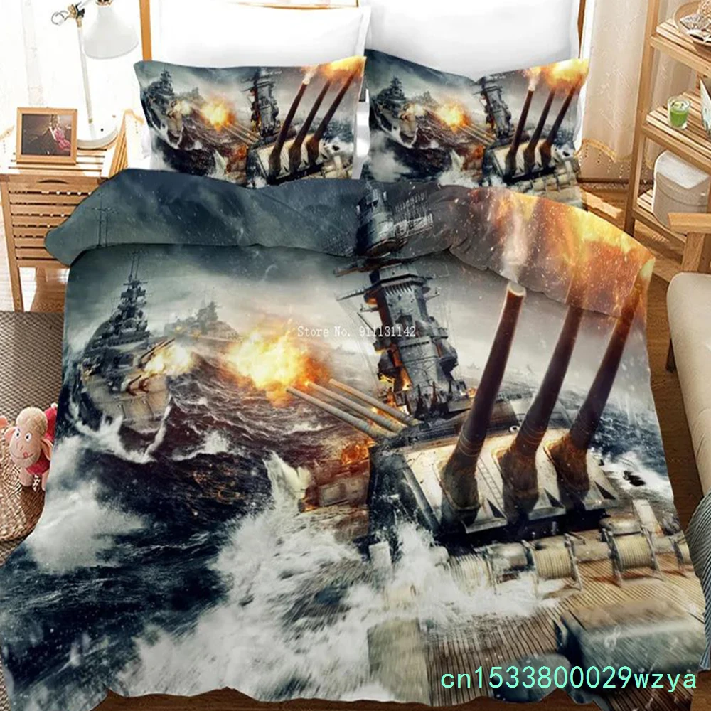 Tank Race Bedding Set Deluxe Home Textile Single Double King Queen Bedding Set Modern Down Quilt Cover And Pillowcase
