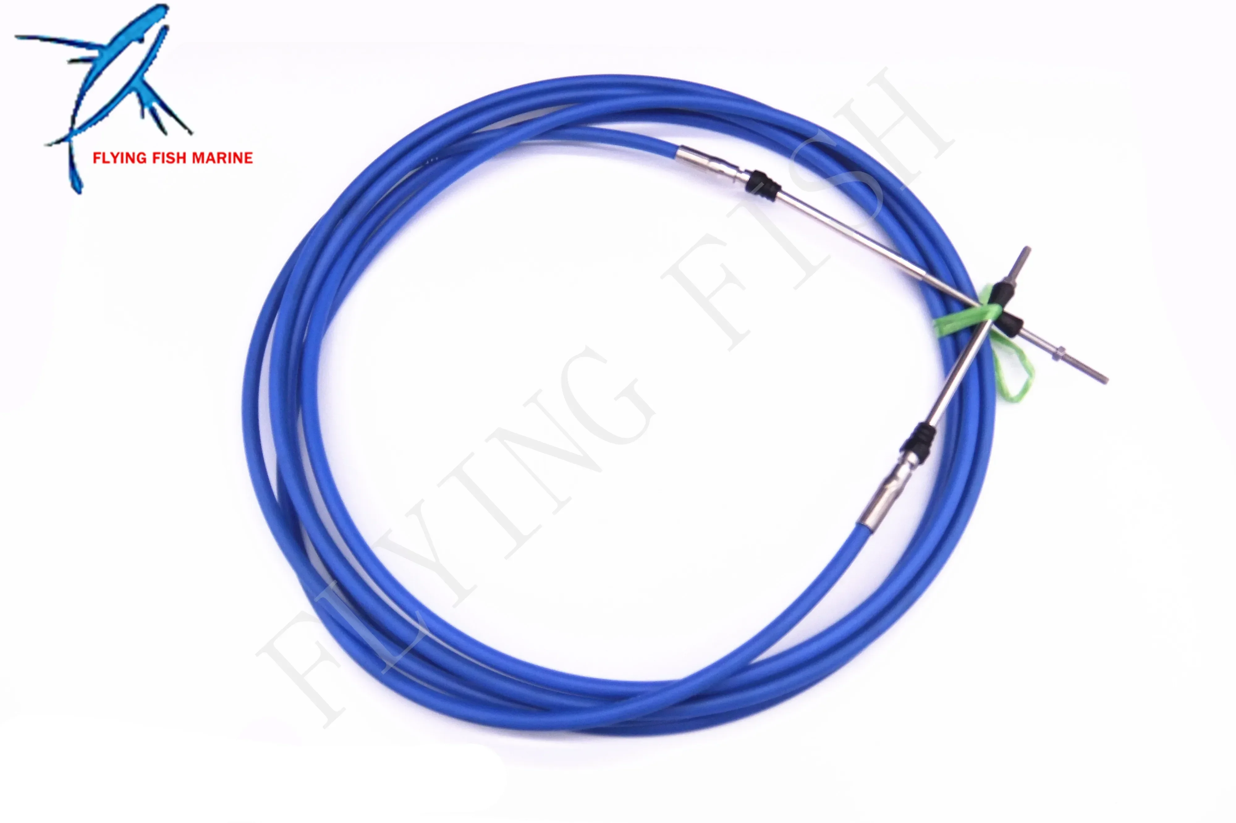 ABA-CABLE-20-GY Outboard Engine Remote Control Throttle Shift Cable 20ft for Yamaha Motor Boat Steering System 6.10m Blue