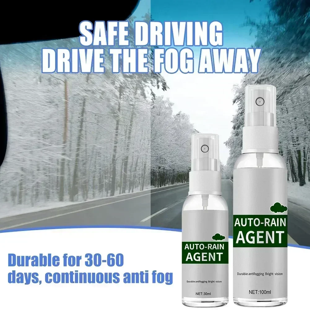 1PCS Car Glass Oil Film Cleaner Spray Waterproof Anti-fog Coating Agent for Windshield Window Mirror