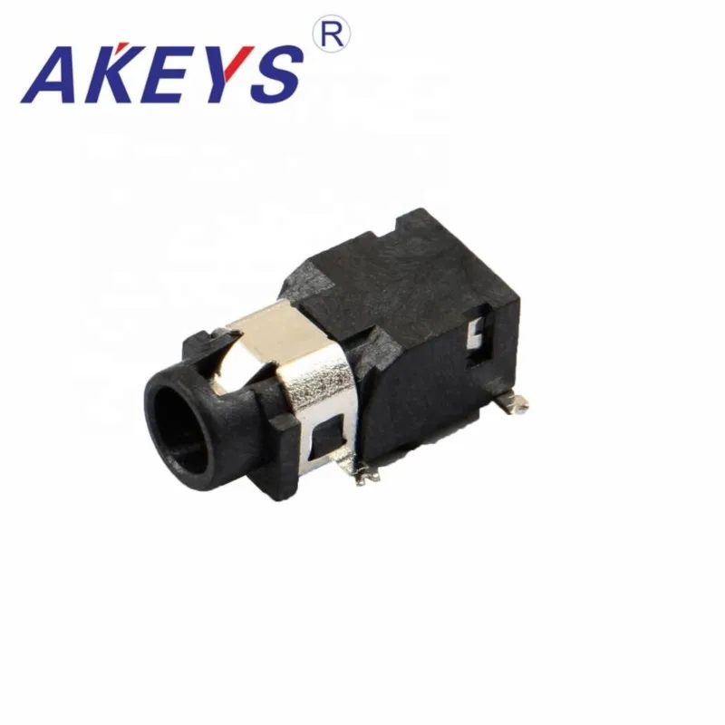 10PCS PJ-321b 3.5 Earphone Jack 4pin Paster 2 Fixed Pin Diameter 3.5mm Outlet Jack For Micro Usb Socket With Switch