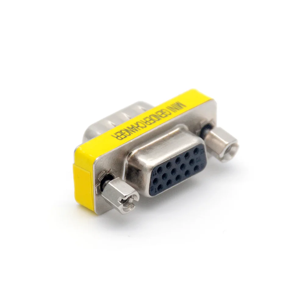 D-SUB DB9 DB15 DB25 9/15/25 Pin Male/Female to Male/Female RS232 Port Com VGA Connector M-F M-M F-F Mini Gender Changer Adapter