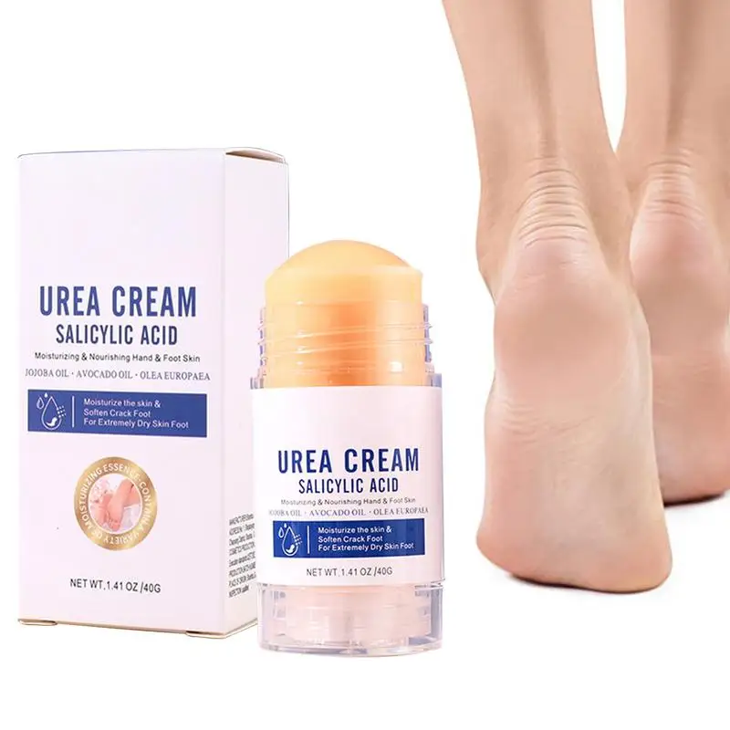 Anti-Drying Foot Cream Softening Dry Cracked Feet Cream Gentle Exfoliation Peeling Foot Care Deeply Penetrates Foot Cream 40ml