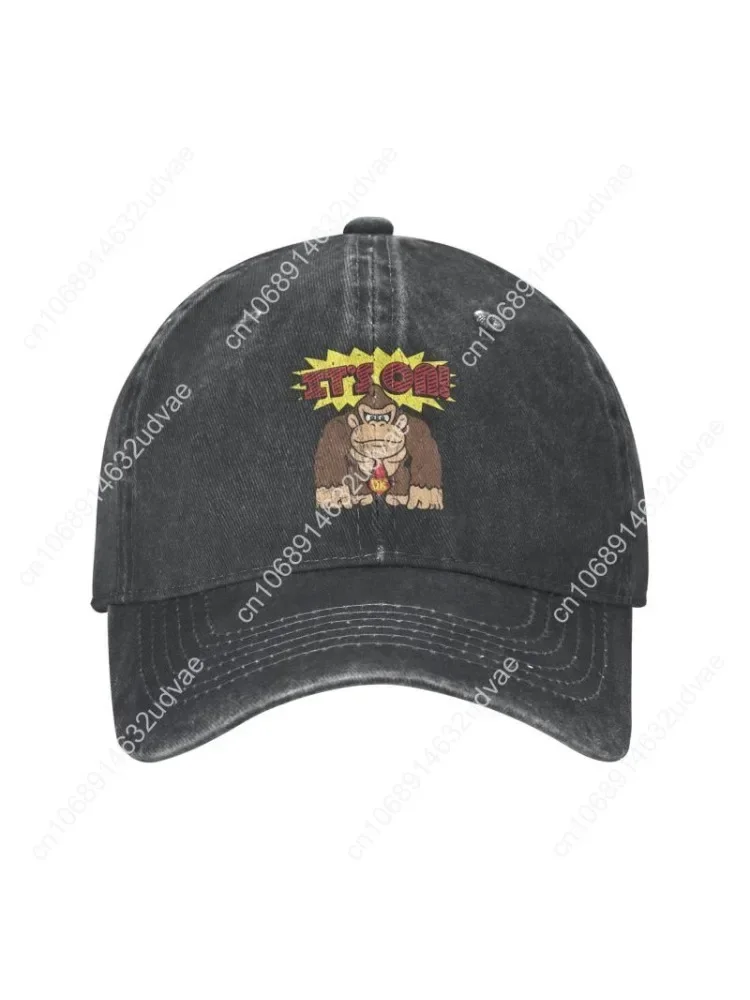 

Personalized Cotton It's On Like Donkey Kong Baseball Cap Women Men Adjustable Gorilla Dad Hat Outdoor