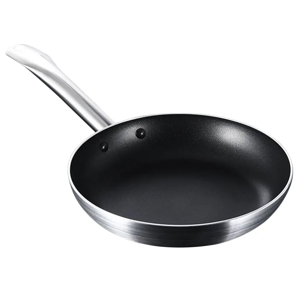 

18cm Nonstick Pan Kitchen Egg Breakfast Cooking Pan Steak Small Skillet Aluminum Practical Wok Easy Cleaning