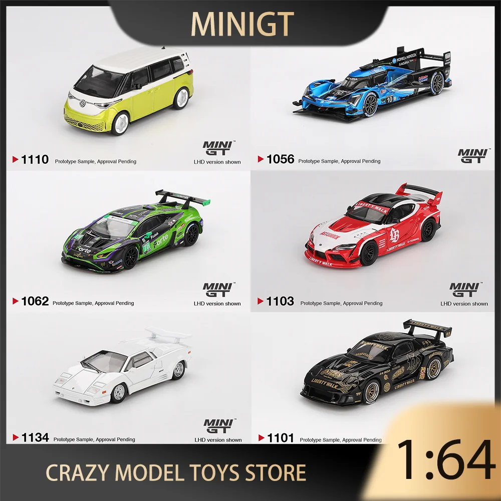 

MINIGT 1:64 Acura ARX-06 GTP # Коллекция из 10 моделей Wayne Taylor Racing с Andretti MAZDA RX7 LB-Super Silhouette FD-NILES из сплава