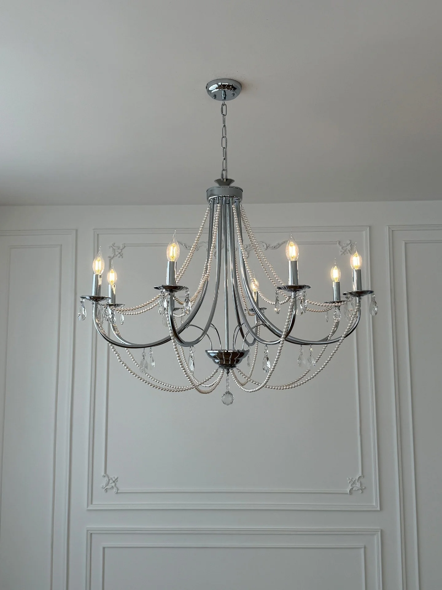 American Retro Led Crystal Candle Pendant Light Home Decoration Main And Guest Rooms Bedrooms Villas Restaurants Lighting