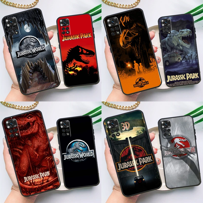 Jurassic Park Dinosaur World Case For Xiaomi Redmi Note 12 11 10 9 8 Pro Note 8T 9S 10S 11S Redmi 10 10C 12C 9C Cover