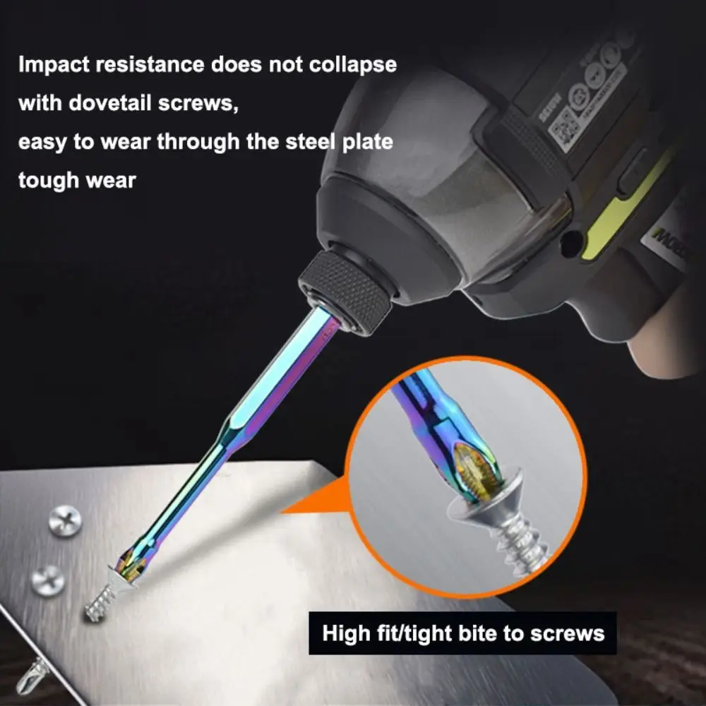 

S3 Electric Screwdriver Bits Set 30mm-150mm Anti-slip Air Bit Screwdriver PH2 Industrial Grade Electric Hand Drill