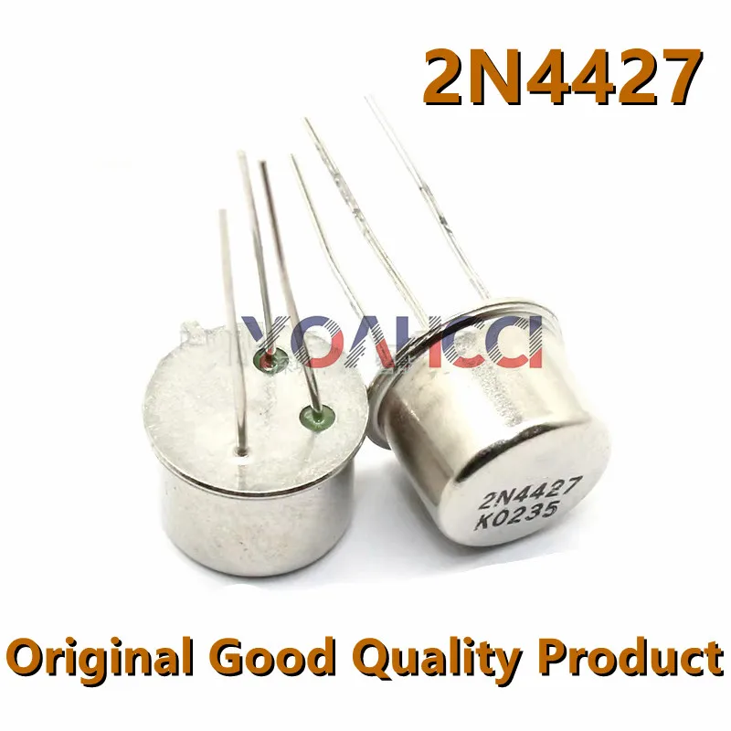 

2N4427 (5-50pieces) Free Shipping N4427 4427 20V 500MHz Through Hole Silicon NPN RF Transistor - TO-39-3, Original In Stock