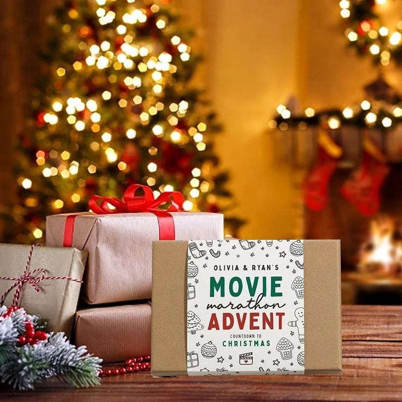 크리스마스 강림절 달력 카드, 카운트다운 달력 카드 세트, 24 일 인사 카드, 기념 24 개