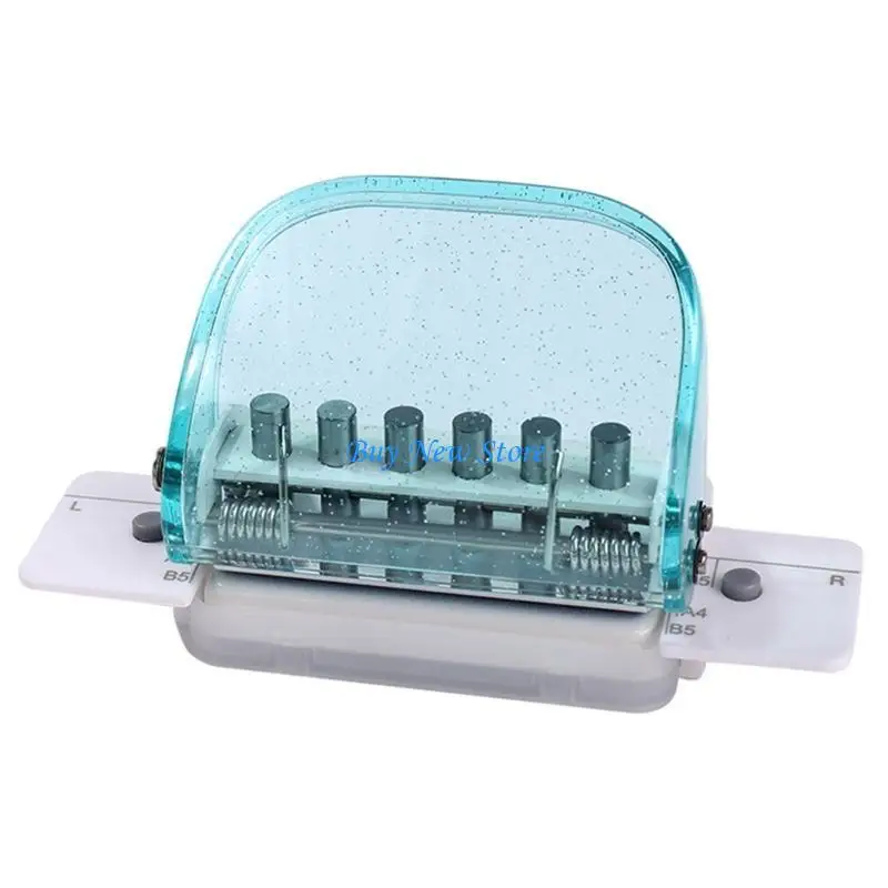 

20CE Clear Manual Puncher 30/26/20 Hole Hole Puncher 6 Hole Paper Puncher for School