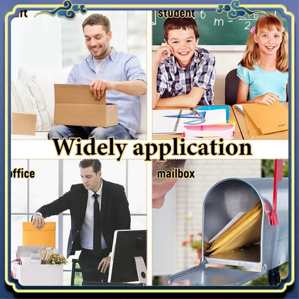 

A86P-6 X 9Inch Clasp Envelopes With Gummed Seal, Small Clasp Mailing Envelopes Made From 28Lb Kraft Paper, Bulk 120 Pack Well-Ma
