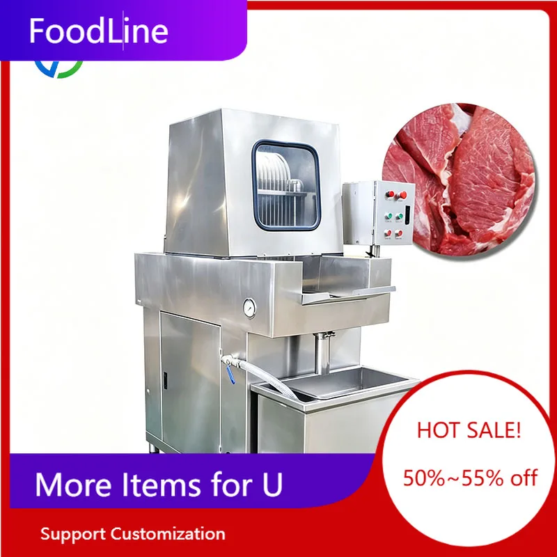 Automatic Meat Injector Brine Injection Equipment Beef Steak Chicken Turkey Food Processing Customized