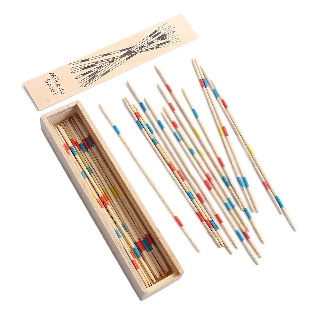 Speelgoed Multiplayer Game Pick Up Sticks Educatief speelgoed Houten pick-up sticks Pick-up sticks Set Pick Stick-spel Houten wiskundespeelgoed