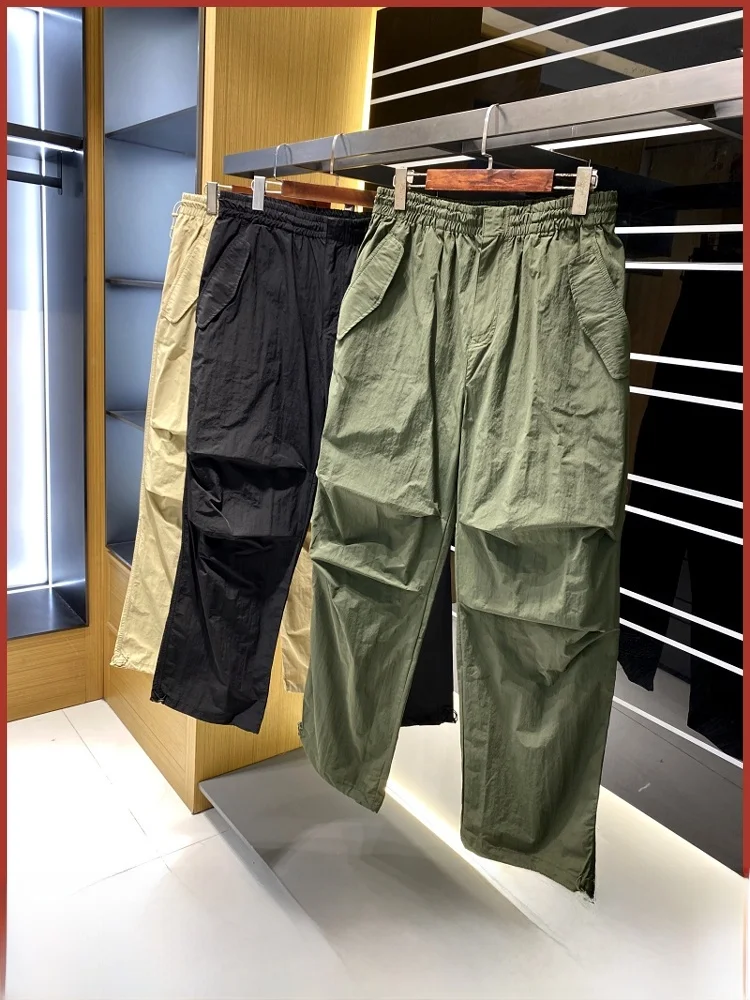 

Youth Casual Pants Men's Outdoor Sports Straight Leg Windproof Spring 2025 Faion Urban Sle Long Trousers for Daily Wear