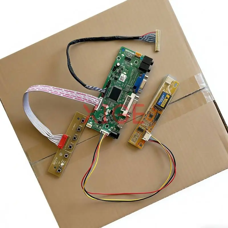 

Плата контроллера ЖК-матрицы для N150X2 N150X3 N150X6 TX38D81VC1CA, DIY-комплект, LVDS-30Pin, 1024x768, HDMI+DVI+VGA, 1024*768, 1-CCFL