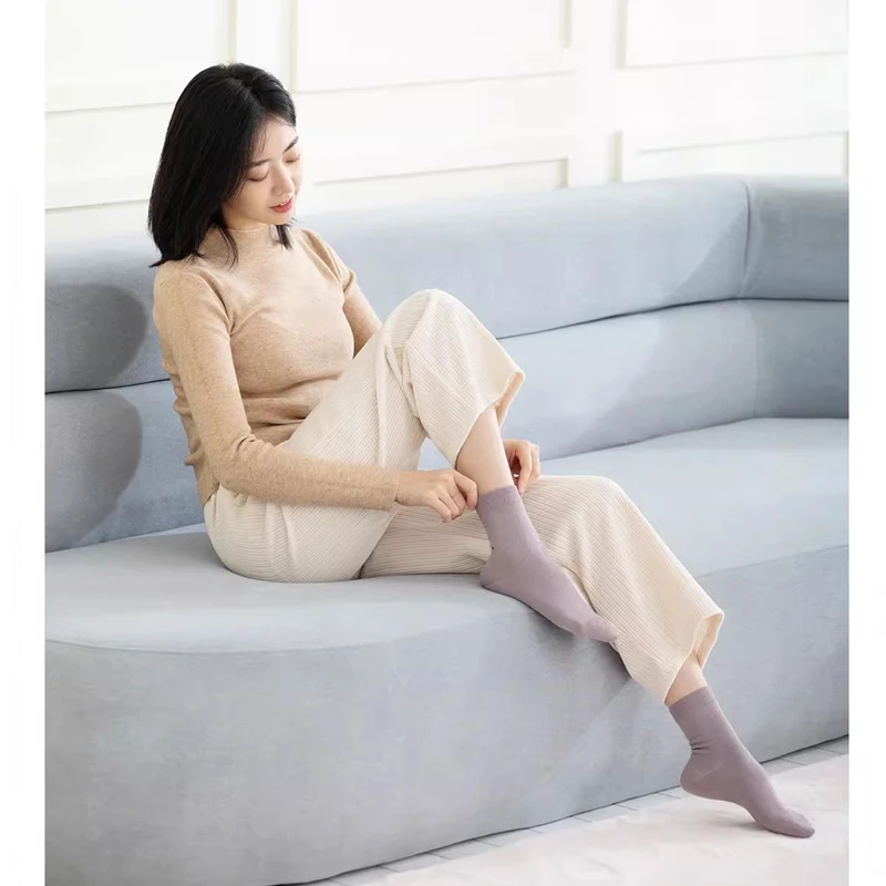 8pairs Xiaomi Fevering Socks Autumn Winter Thicken Anti-cold Antibacterial Warm Soft Socks Couple Youpin 365wears Top Quality