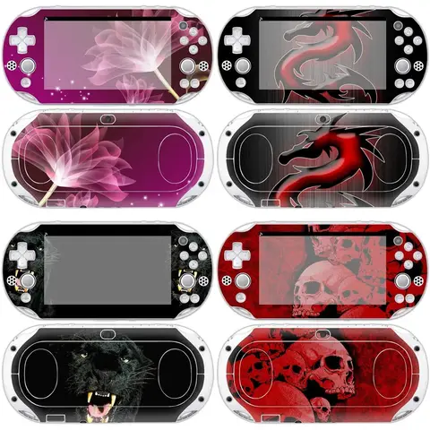 게임 액세서리가 포함된 ps vita 2000 스티커 스킨용 패션 비닐 커버 랩