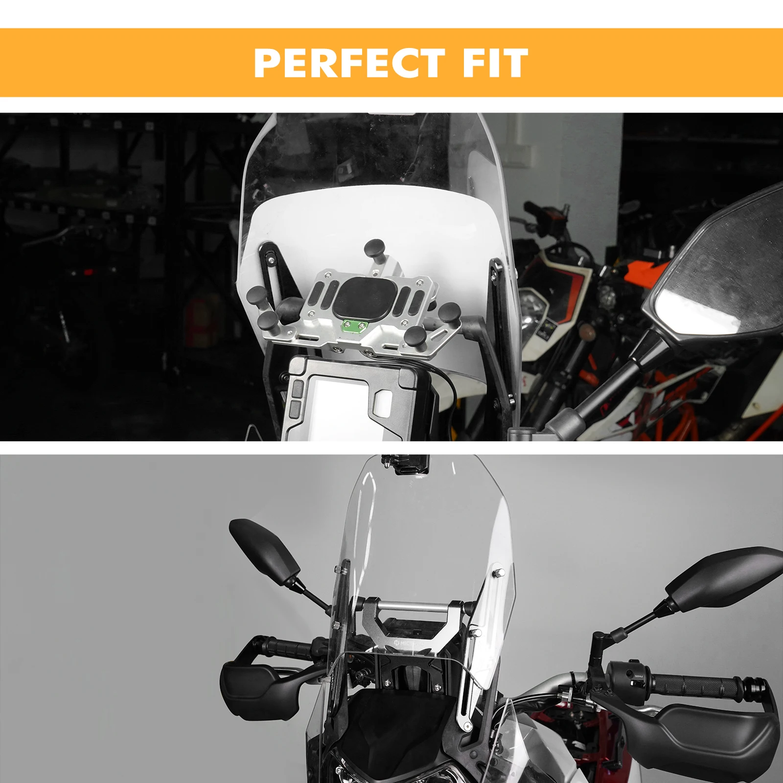 Für Yamaha Tenere 700 2019–2024 2023, Windschutzscheibe, Windschutzscheiben-Einsteller, Windschutzscheibenhalterung, Tenere 700 XTZ 700 2019–2024 – Detail 14