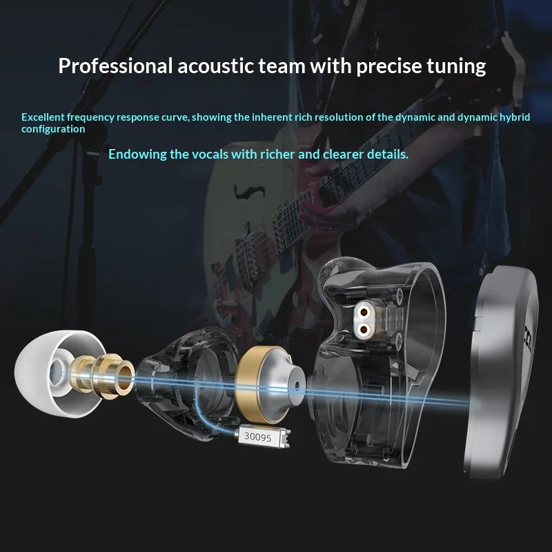 CCA CSN سماعات سلكية HiFi ستيريو باس الصوت الهجين 1DD + 1BA سائق سماعة الألعاب 2Pin كابل قابل للفصل في سماعات الأذن