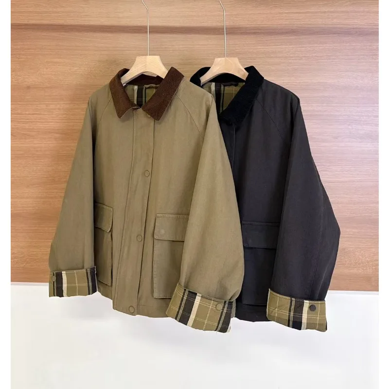 SuperAen 2026 Autumn Casual Solid Color Loose Medium and Long Women's Blazer Coat