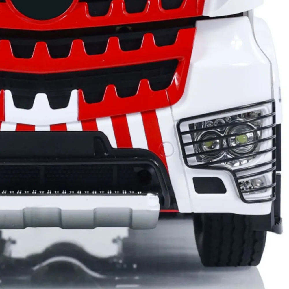 

1/14 Scale LESU RC Tractor Truck 6x6 RTR Remote Control 2-Speed Car Model with Smoke Unit Sound Light Set Battery RC Toys