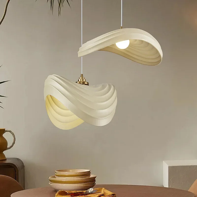 Moderna lampada a sospensione a LED Wabi Sabi per la cucina da pranzo tavolo da caffè ristorante Bar lampadario a soppalco apparecchio di