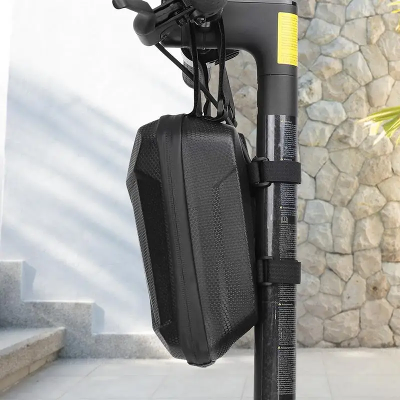 Electric Scooter Carrying Bag Waterproof EVA Hard Shell Storage Bag With 2L Capacity Front Frame Bag Quick Installation