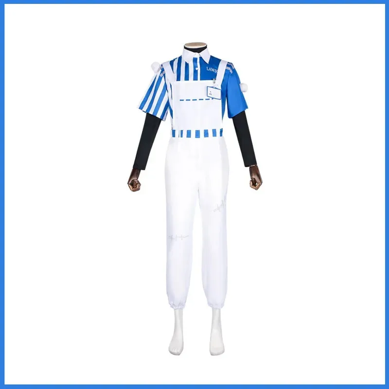 Kostium Cosplay Identity Ⅴ Emil Ada Mesmer Pacjent Psycholog Peruka Uniformy Robocze Koszula Fartuch Mężczyzna Kobieta Kawaii Halloween Zestaw