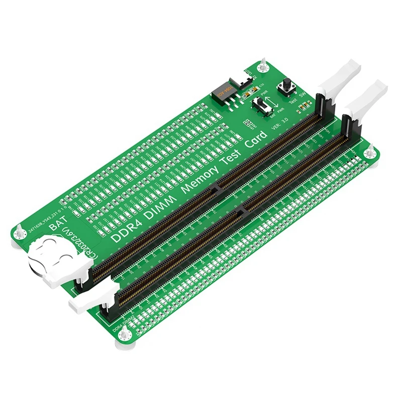 

DDR4 Memory Test Card With Long Latch, With LED Indicators For Desktop Computer Parts Kit