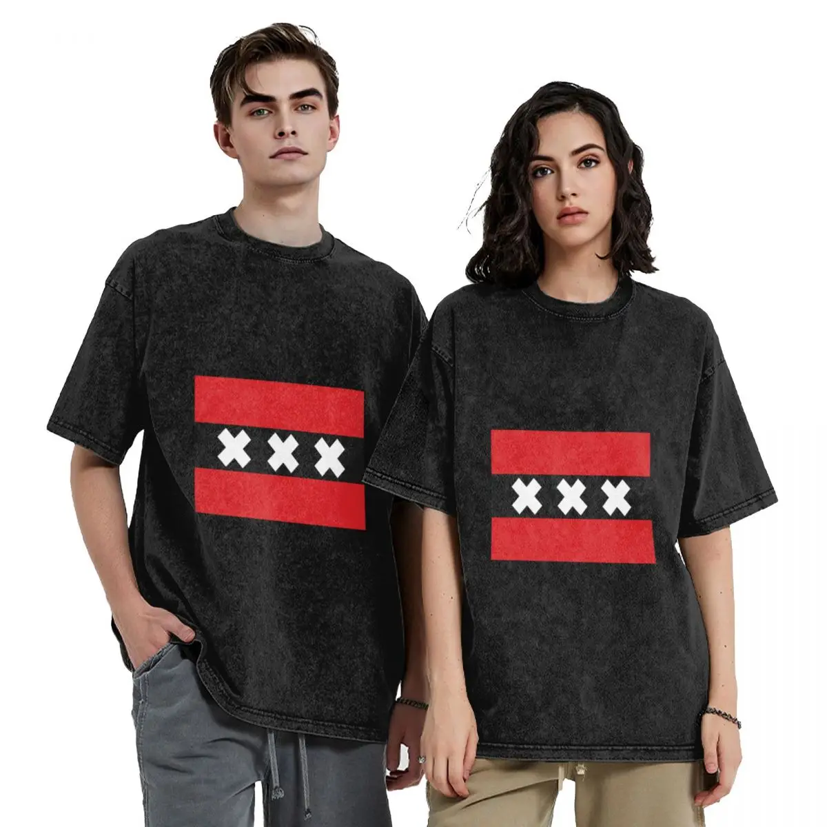 

Flag of Amsterdam T-Shirt customs design your own blanks sublime designer t shirt men