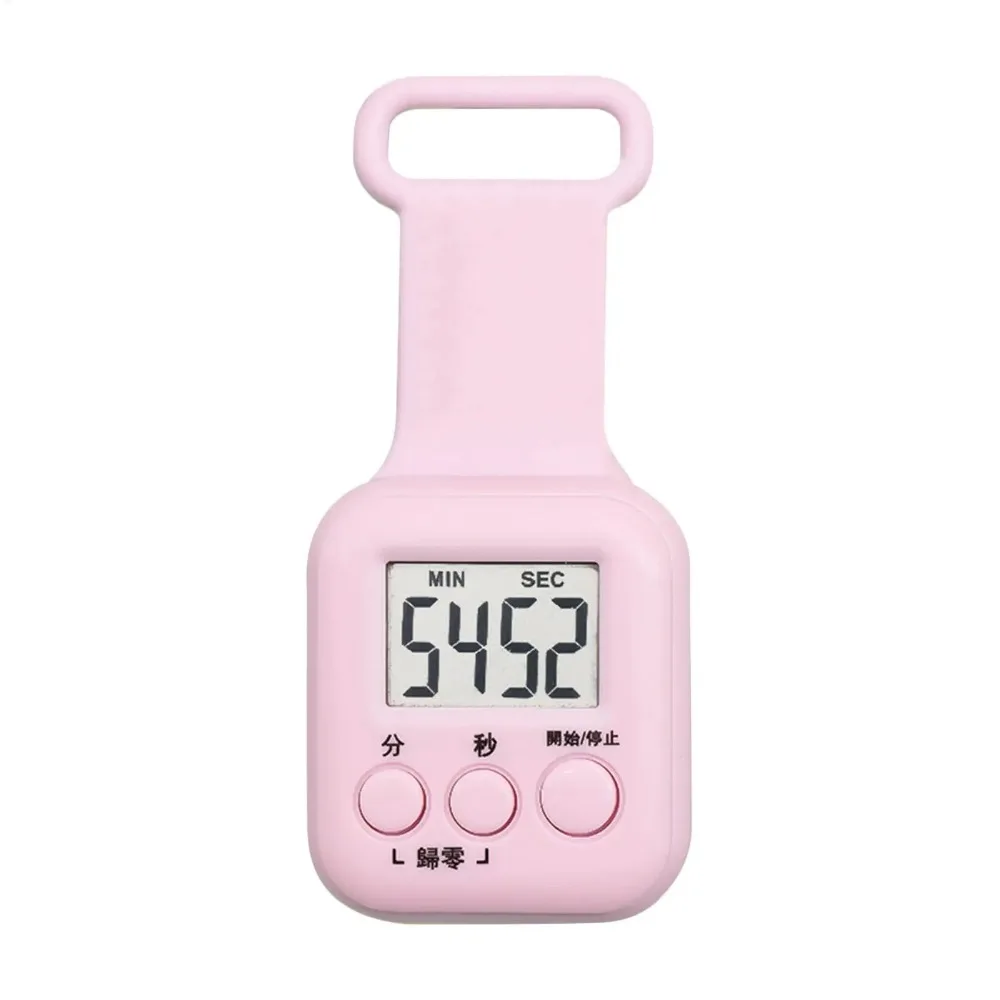 Cute ABS Cartoon Timer Cartoon Mini Size Countdown Clock LED Digital Display Kid Time Reminder Student Homework Manage