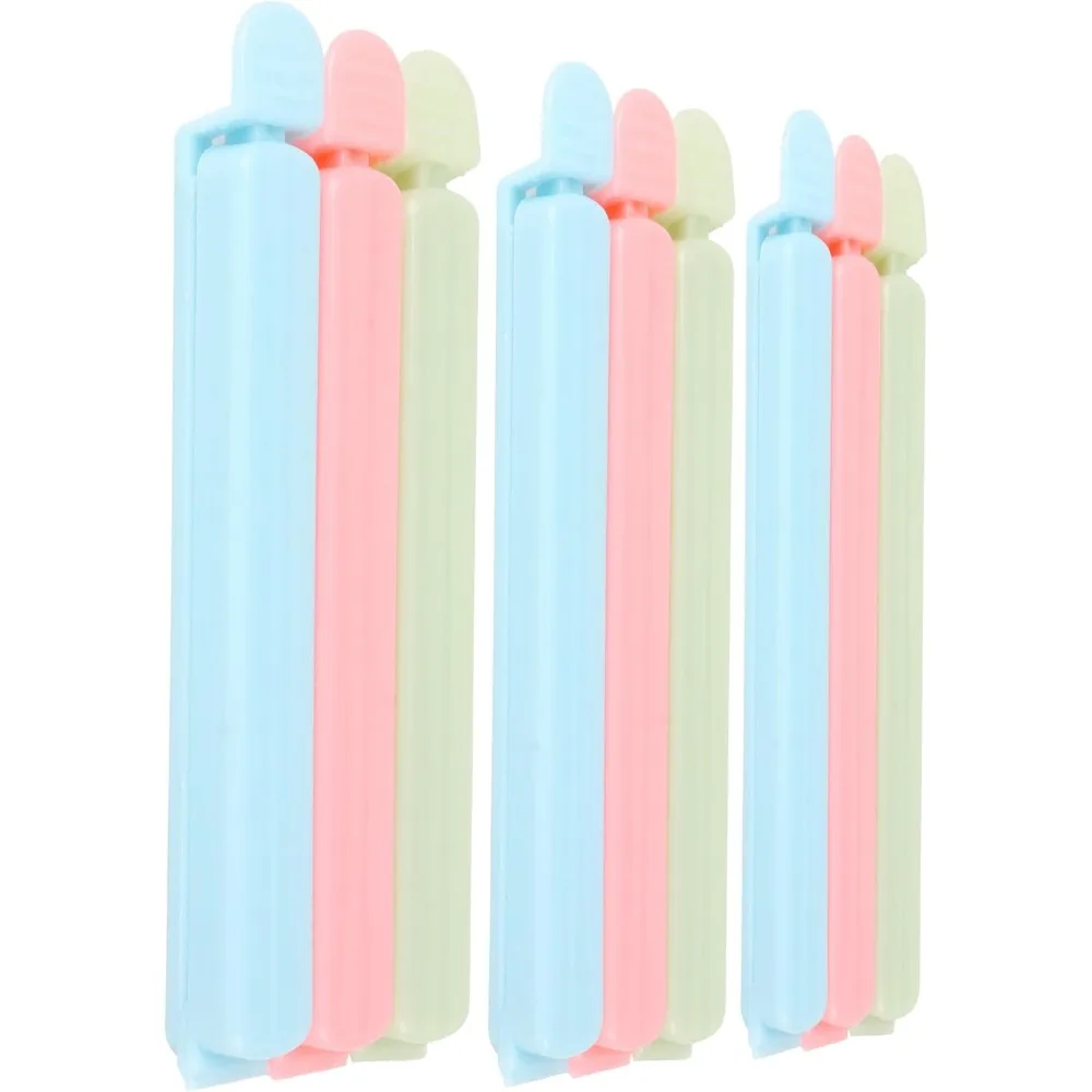 مشابك ختم أكياس الطعام، 30 مشبكًا لختم الأكياس البلاستيكية، تستخدم لختم أكياس الوجبات الخفيفة والقهوة ورقائق البطاطس وما إلى ذلك.