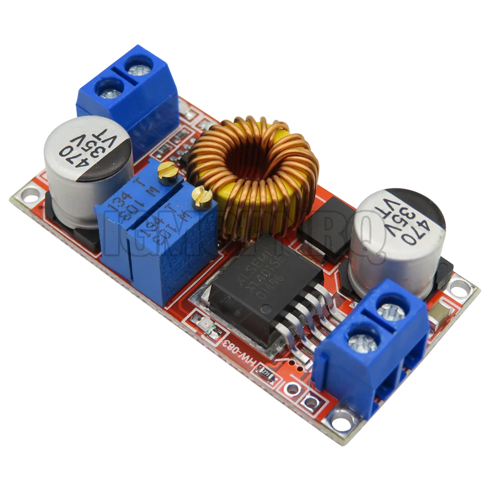 XL4015E1 Adjustable Power Converter CC CV Lithium Battery DC Step-down Charger Board 5-32V To 0.8-30V 5A LED Driver DC-DC