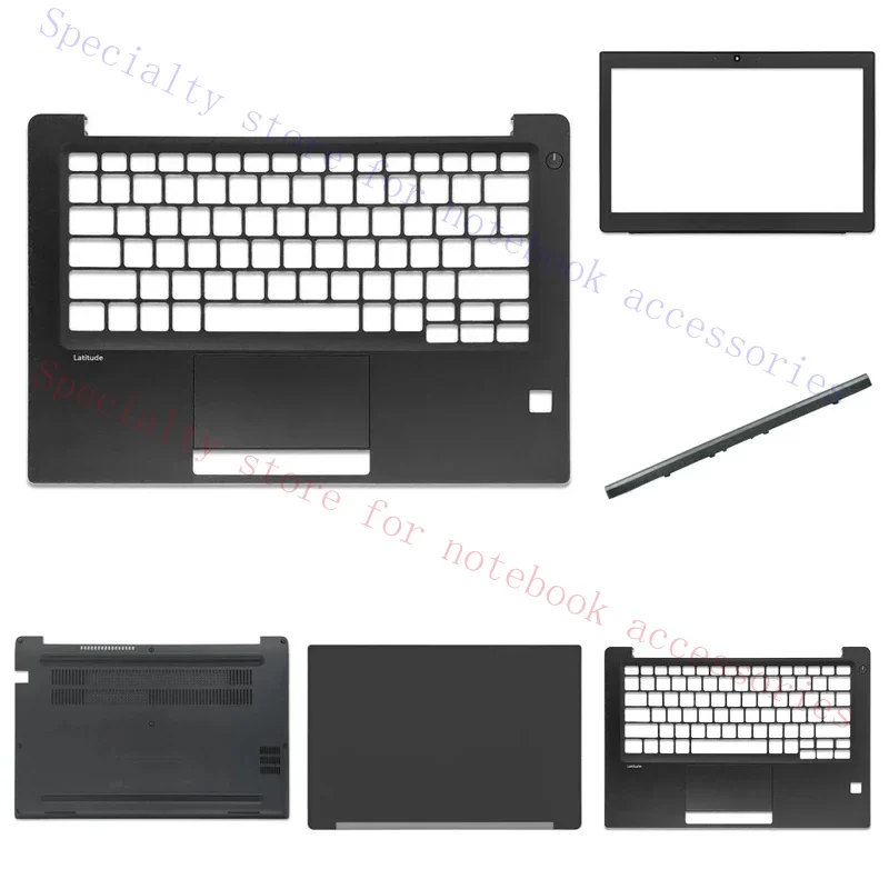 Latitude 7280, E7280 Series Laptops LCD Top Cover, Screen Bezel, Palm Rest, Bottom Case, Keyboard Hinge