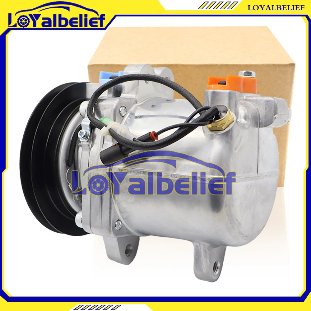 AC Compressor for Suzuki CARRY EVERY DA52T DA52V DA52W DA62  & Mazda Scrum Trucks Engines 95200-78A01 95200-78A02 95200-78A03 - view 3