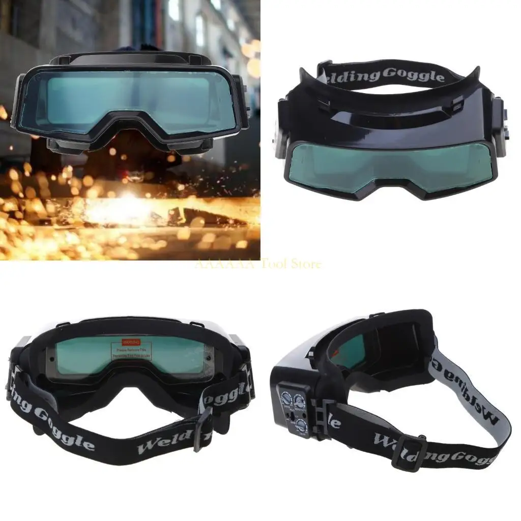 

A2BE Foldable Screen Darkening Welder Goggles Welder Safety Protective Goggles